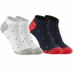 PING SENSORCOOL NO SHOW SOCKS 2 PACK – WHITE / NAVY