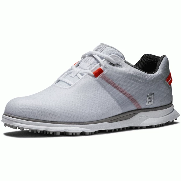 FOOTJOY PRO SL SPORT 53853 GOLF SHOES โ WHITE / GREY / ORANGE - Image 3