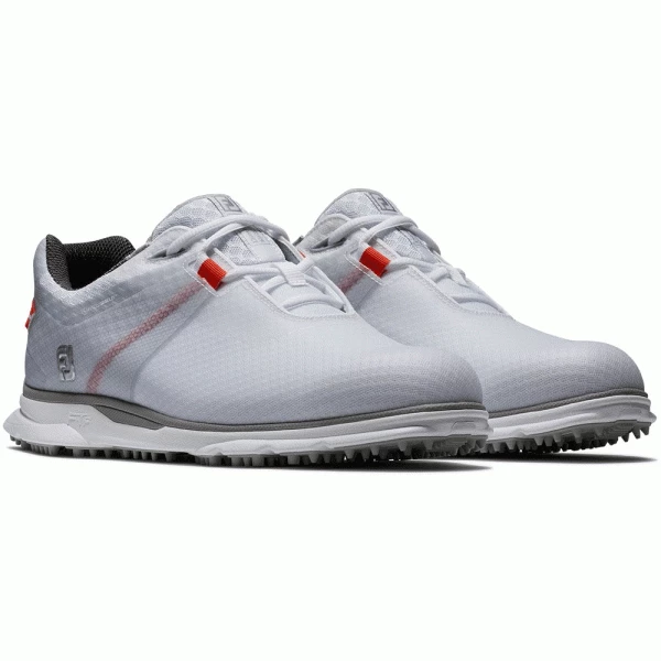 FOOTJOY PRO SL SPORT 53853 GOLF SHOES โ WHITE / GREY / ORANGE - Image 4