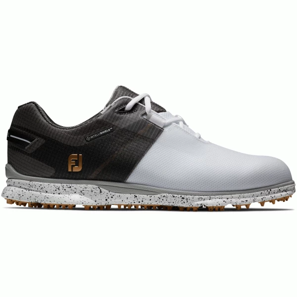 FOOTJOY PRO SL SPORT 53863 GOLF SHOES โ WHITE / BLACK / GOLD