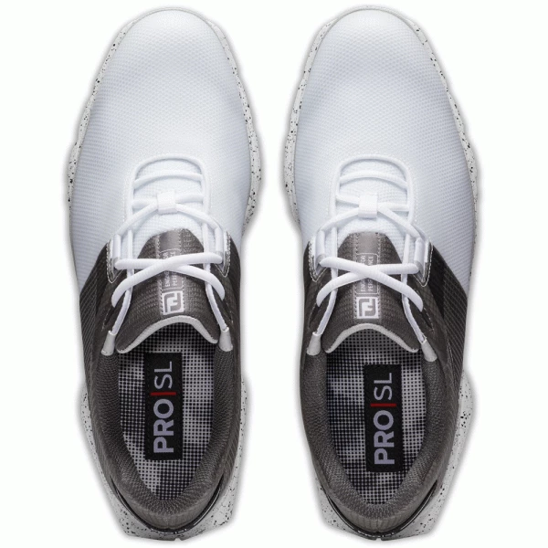 FOOTJOY PRO SL SPORT 53863 GOLF SHOES โ WHITE / BLACK / GOLD - Image 6