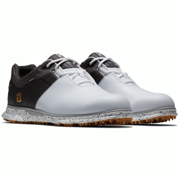 FOOTJOY PRO SL SPORT 53863 GOLF SHOES โ WHITE / BLACK / GOLD - Image 4