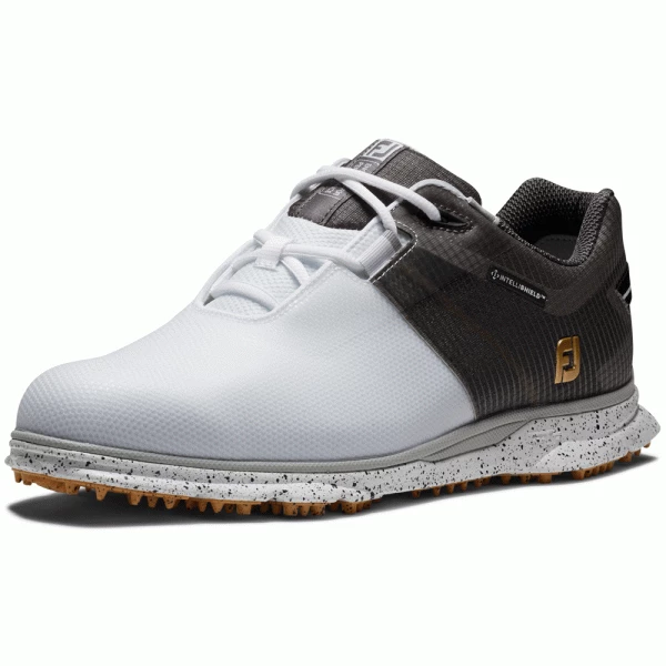 FOOTJOY PRO SL SPORT 53863 GOLF SHOES โ WHITE / BLACK / GOLD - Image 3