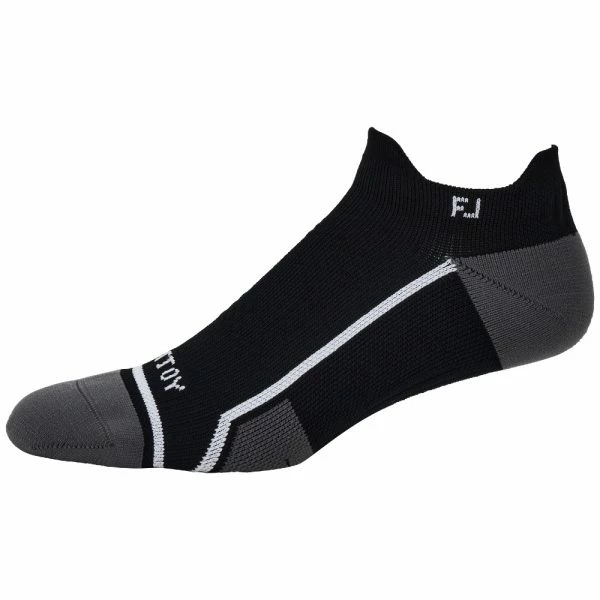 FOOTJOY TECH D.R.Y. ROLL TAB SOCKS – BLACK