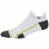 FOOTJOY TECH D.R.Y. ROLL TAB SOCKS – WHITE