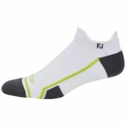 FOOTJOY TECH D.R.Y. ROLL TAB SOCKS – WHITE