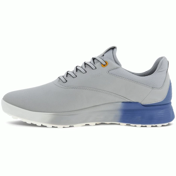 ECCO 2023 S-THREE GORE-TEX® GOLF SHOES – CONCRETE / RETRO BLUE - Image 2
