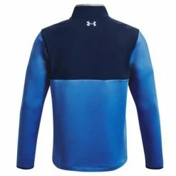 Under Armour Storm Daytona Half Zip Golf Top - Victory Blue Mens Medium Blue