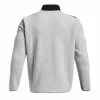 Under Armour SweaterFleece Pile Full-Zip Golf Jacket Mens Medium Grey