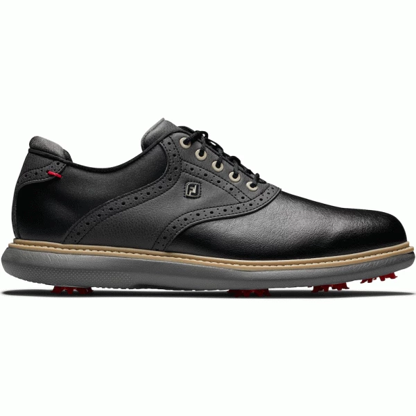 FOOTJOY FJ TRADITIONS 57904 GOLF SHOES – BLACK
