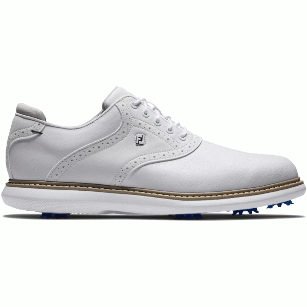 FOOTJOY FJ TRADITIONS 57903 GOLF SHOES – WHITE