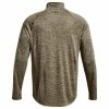 Under Armour Tech 2.0 Half Zip Long Sleeve Golf Top - Tent Green Mens Small Green