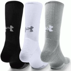UNDER ARMOUR HEATGEAR® CREW GOLF SOCKS – 3 PACK – MULTI COLOUR