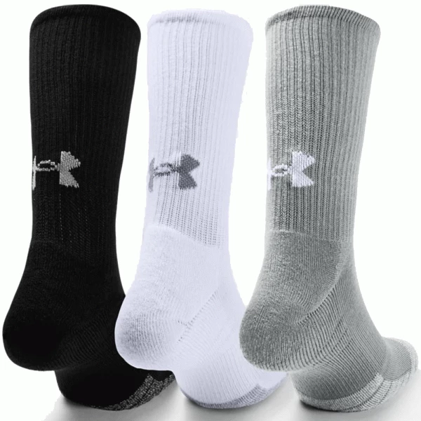 UNDER ARMOUR HEATGEAR® CREW GOLF SOCKS – 3 PACK – MULTI COLOUR