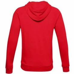 Under Armour UA Rival Fleece Golf Hoodie Mens Small Red
