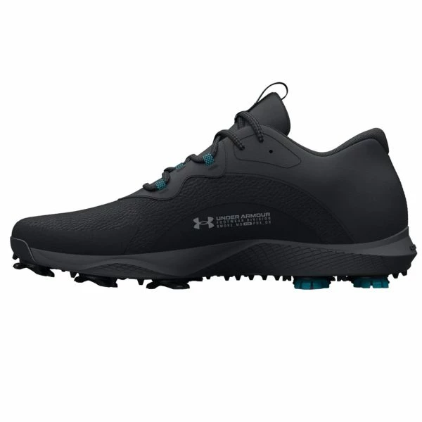 UNDER ARMOUR 2023 UA CHARGED DRAW 2 GOLF SHOES – BLACK - Image 3