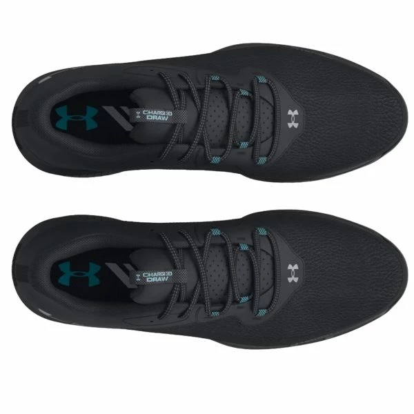 UNDER ARMOUR 2023 UA CHARGED DRAW 2 GOLF SHOES – BLACK - Image 4