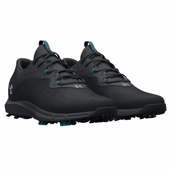 UNDER ARMOUR 2023 UA CHARGED DRAW 2 GOLF SHOES – BLACK - Image 5