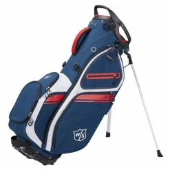 Wilson Golf EXO II Golf Stand Bag 2021 Navy Red WGB6600NA