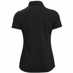 Under Armour Womens Zinger Short Sleeve Golf Polo Shirt Ladies X Small Black/Silver