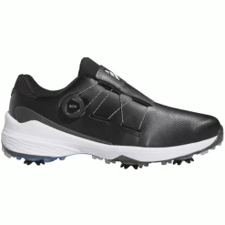 ADIDAS 2023 ZG23 BOA GOLF SHOES – BLACK / WHITE / DARK SILVER METALLIC