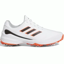 ADIDAS 2023 ZG23 GOLF SHOES – CLOUD WHITE / CORE BLACK / SEMI SOLAR RED
