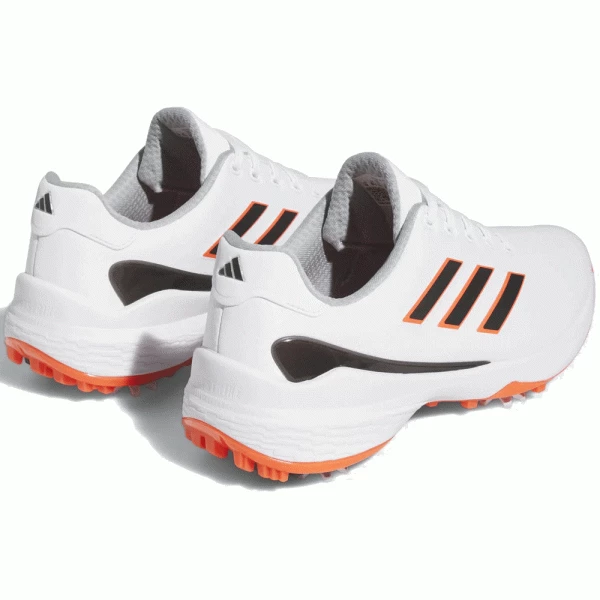 ADIDAS 2023 ZG23 GOLF SHOES – CLOUD WHITE / CORE BLACK / SEMI SOLAR RED - Image 4