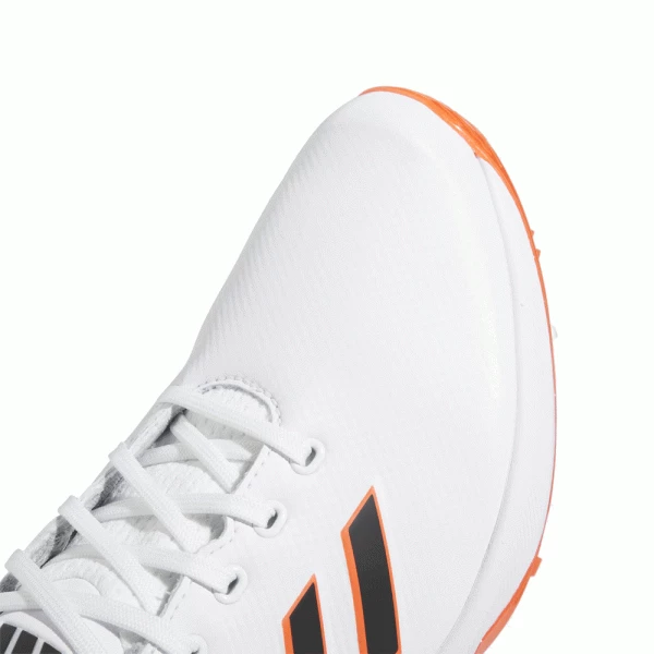 ADIDAS 2023 ZG23 GOLF SHOES – CLOUD WHITE / CORE BLACK / SEMI SOLAR RED - Image 6