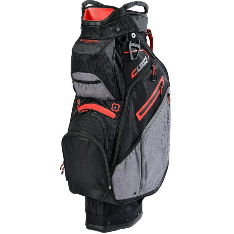 Sun Mountain C130 Cart Trolley Bag 2022 Black/Carbon Red