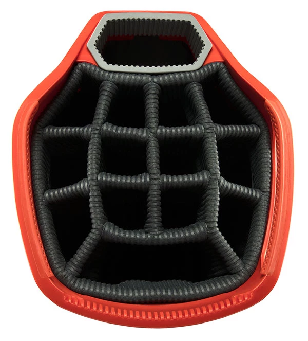 Sun Mountain C130 Cart Trolley Bag 2022 Black/Carbon Red - Image 2