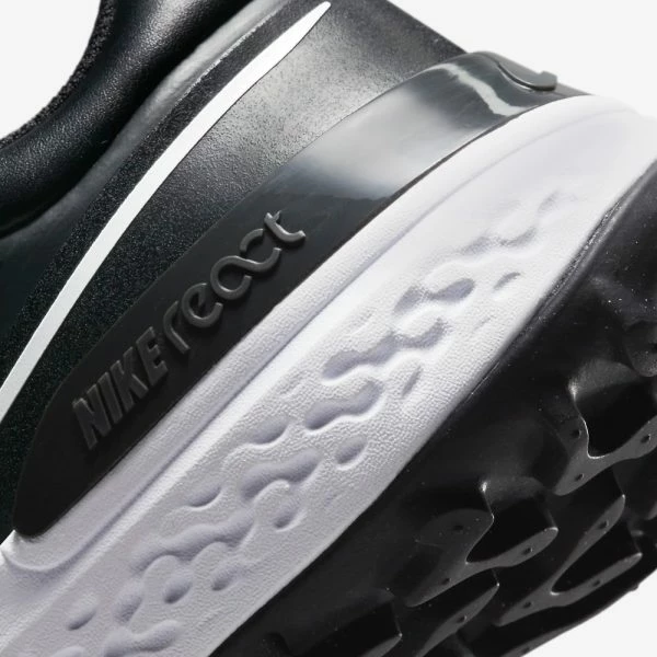 NIKE REACT INFINITY PRO 2 GOLF SHOES – BLACK / WHITE / GREY - Image 5