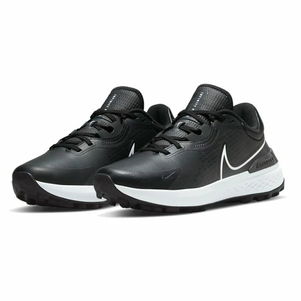 NIKE REACT INFINITY PRO 2 GOLF SHOES – BLACK / WHITE / GREY - Image 2
