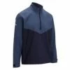 Callaway Midweight Ottomon Fleece Golf Sweater Mens Small Quiet Shade
