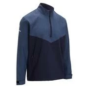 Callaway Midweight Ottomon Fleece Golf Sweater Mens Small Quiet Shade