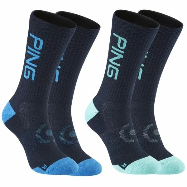 PING SENSORCOOL LOGO SOCKS – NAVY / MULTI