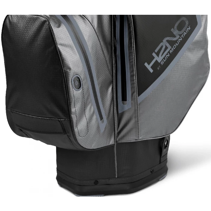Sun Mountain H2No Staff Cart Bag 2022 Black/Nickel - Image 3