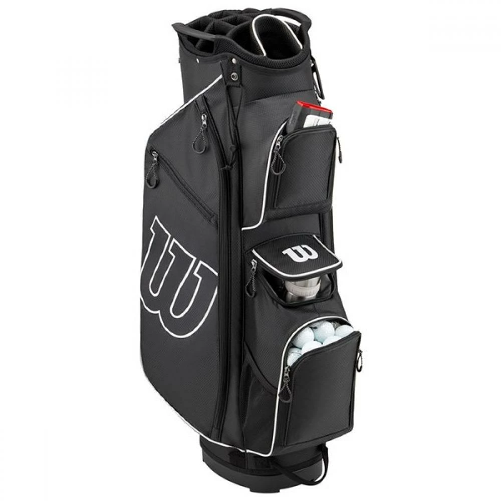 Wilson Golf Wilson Pro Staff Cart Bag 2022 Black/Charcoal - Image 2